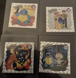1999 Pokemon Series 1 Stickers Prism Lot (8) - Image 2