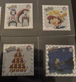 1999 Pokemon Series 1 Stickers Prism Lot (8) - Image 3