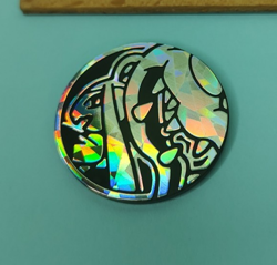 Single Pokemon TCG Flip Coin Mega Mawile Silver Cracked Ice Premium Collection - Image 1