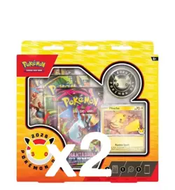 POKEMON TCG POKEMON DAY 2026 COLLECTION LOT OF 2 BRAND NEW SEALED - Image 1