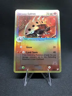 Team Magma’s Lairon 36/95 Pokemon Team Magma & Team Aqua Reverse Holo - Image 1