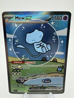 Pokemon Mew ex SV: Paldean Fates 232/091 Special Illustration Rare Full Art Holo - Image 1