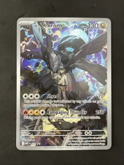 Pokemon N's Zekrom Full Art Promo Holo 031 Mega Evolution Promo - Image 1
