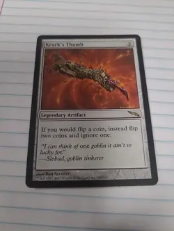 MtG Mirrodin Krark's Thumb 190/306 NM $0.75 Flat Shipping VCT123745 - Image 1
