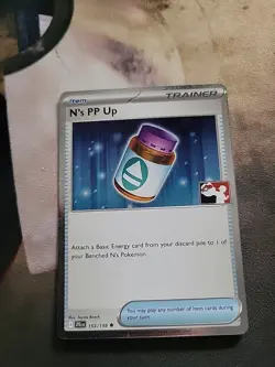 Play! Pokemon Prize Pack 7 Journey Together Cosmo Holo 153/159 N's PP Up - Image 1