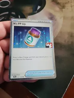 Play! Pokemon Prize Pack 7 Journey Together Cosmo Holo 153/159 N's PP Up - Image 2