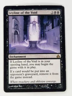 LEYLINE OF THE VOID Guildpact MTG Black Enchantment RARE - Image 1