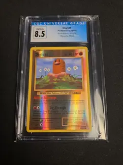 Pokemon TCG Diglett Reverse Holo 55/108 Cgc 8.5 - Image 1