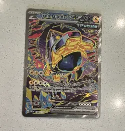 Pokemon TCG Iron Hands ex 154/131 Prismatic Evolutions Special Art Holo EX - Image 1
