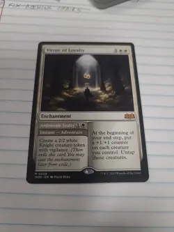 Virtue of Loyalty Wilds of Eldraine NM MTG. - Image 1
