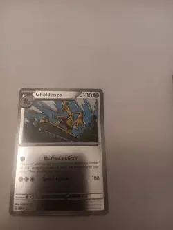 Gholdengo 099/132 Uncommon Mega Evolution Pokemon Reverse Holo Near Mint - Image 1