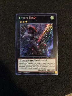 Yugioh Totem Bird MP14-EN056 Secret Rare 1st Ed - Image 1