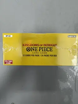 One Piece TCG OP 04 Kingdoms of Intrigue Booster Box - New & Sealed - Image 3
