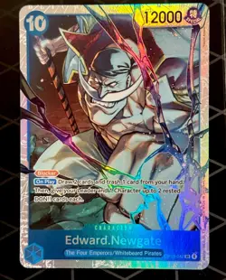 Edward Newgate OP13-042 SR FOIL One Piece English NM - Image 1