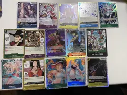 One Piece Op14 SR And R LOT Nefeltari Vivi Nami Carrot Etc - Image 1