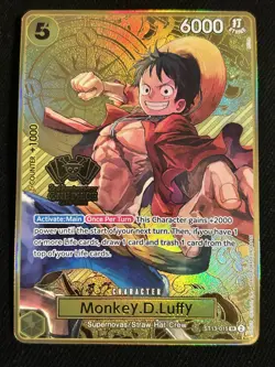 Monkey.D.Luffy Japanese 2nd Anniversary Set English Promo NM One Piece - Image 1