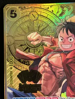 Monkey.D.Luffy Japanese 2nd Anniversary Set English Promo NM One Piece - Image 2