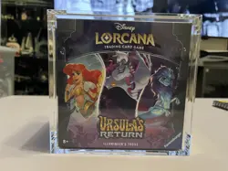 Disney Lorcana Ursulas return illumineer’s trove sealed and acrylic case - Image 1