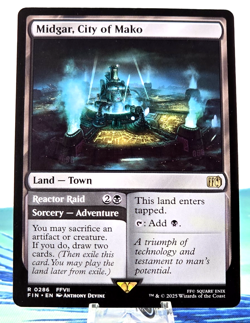 MTG Universes Beyond Final Fantasy Midgar, City of Mako / Reactor Raid 0286 - Image 1
