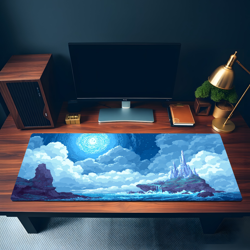 MTG Playmat | Pixel Island Themed Playmat | Unofficial MTG Playmat - Image 3
