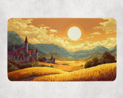 MTG Playmat | Pixel Plains Themed Playmat | Unofficial MTG Playmat - Image 1