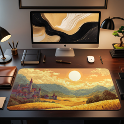 MTG Playmat | Pixel Plains Themed Playmat | Unofficial MTG Playmat - Image 2
