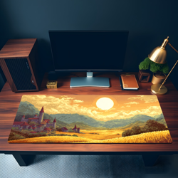 MTG Playmat | Pixel Plains Themed Playmat | Unofficial MTG Playmat - Image 3