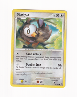 Starly 75/100 Majestic Dawn D&P Regular Common 2008 Pokemon Moderately Played MP - Image 1