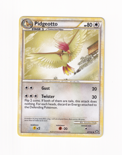 Pidgeotto 47/102 Triumphant HGSS Uncommon 2010 Pokemon Card Moderately Played MP - Image 1