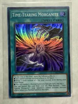 Yu-Gi-Oh! Time-Tearing Morgonite- cyac-en067 1st Ed VLP - Image 1