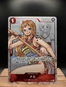 One Piece TCG Nami OP01-016 R Parallel Japanese Promo 25th Anniversary - Image 1