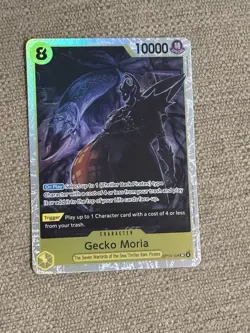 One Piece TCG Gecko Moria English OP14-104 SR Azure Sea's Seven NM - Image 1