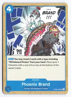 One Piece TCG - Phoenix Brand OP08-055 Two Legends English X4 - Image 1
