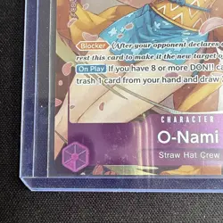 ST18-002 O-Nami Onami Promo One Piece TCG English Alt Art Heroines Campaign Dash - Image 4