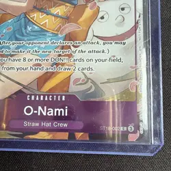 ST18-002 O-Nami Onami Promo One Piece TCG English Alt Art Heroines Campaign Dash - Image 5