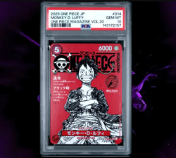 PSA 10 onkey D Luffy ST21-014 Shonen Jump Japanese Promo One Piece Card - Image 1