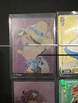 Card Lot of (21) Disney 100 Weiss Schwarz Holo Foil - R, RR, H, PR, + Lenticular - Image 5