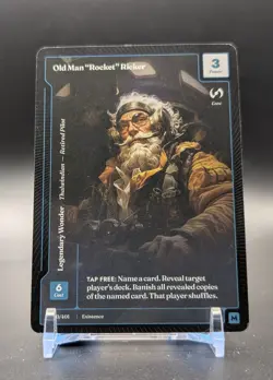 Wonders of the First Old Man Rocket Ricker 040 Non-Foil Mythic SSP - Image 1