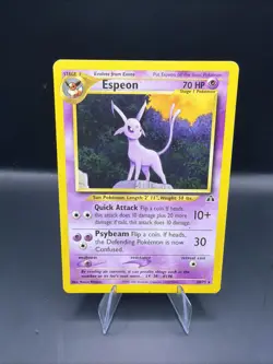Espeon (20) Neo Discovery #20/75 Non Holo Rare Pokemon Card- LP - Image 1