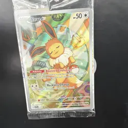 Pokemon TCG Eevee SVP 173 Scarlet & Violet Promo Holo Basic Card English sealed - Image 2