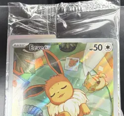 Pokemon TCG Eevee SVP 173 Scarlet & Violet Promo Holo Basic Card English sealed - Image 4