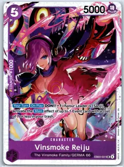 Vinsmoke Reiju Extra Booster: One Piece Heroines Edition EB03-031 NM OP Card - Image 1