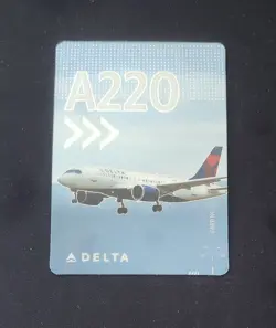 Delta Trading Cards Pilot Cards A220 Holo TCG - Image 1