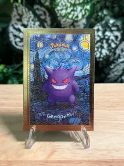 Gengar #064 - Van Gogh Painting Gold Holo - Flash Edition Safari Card - Image 1