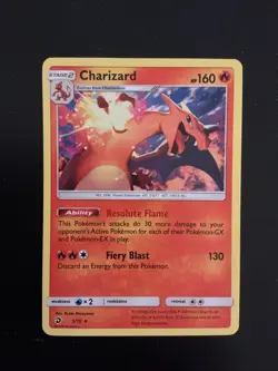 Pokemon Charizard Card 3/70 Dragon Majesty Sun And Moon 2018 - Image 1