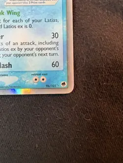 Pokemon Latios ex 96/101 EX Delta Species Holo Rare Basic 2006 Card - Image 5