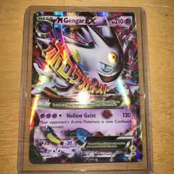 M Gengar EX Full Art Promo Holo XY166 210HP XY Pokemon TCG Card - Image 2
