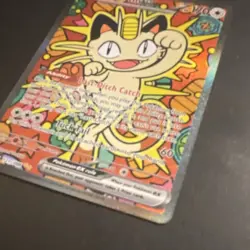 Pokemon Meowth GX Full Art Holo Black Star Promo Card SM220 170 HP - Image 2