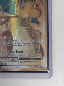 Pokemon Dragonite Gold EX 106/108 XY Evolutions Ryo Ueda Card Rare Art Holo - Image 4