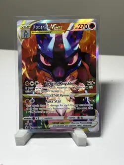 Pokemon TCG Lucario VSTAR SWSH291 Crown Zenith ETB Black Star Promo Card - Image 1